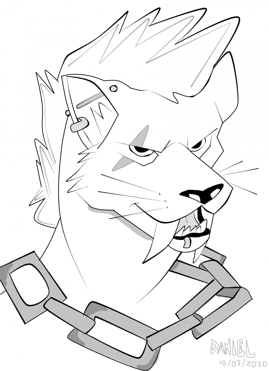 saber tooth tiger sketch by DanielWild19  Fur Affinity dot net