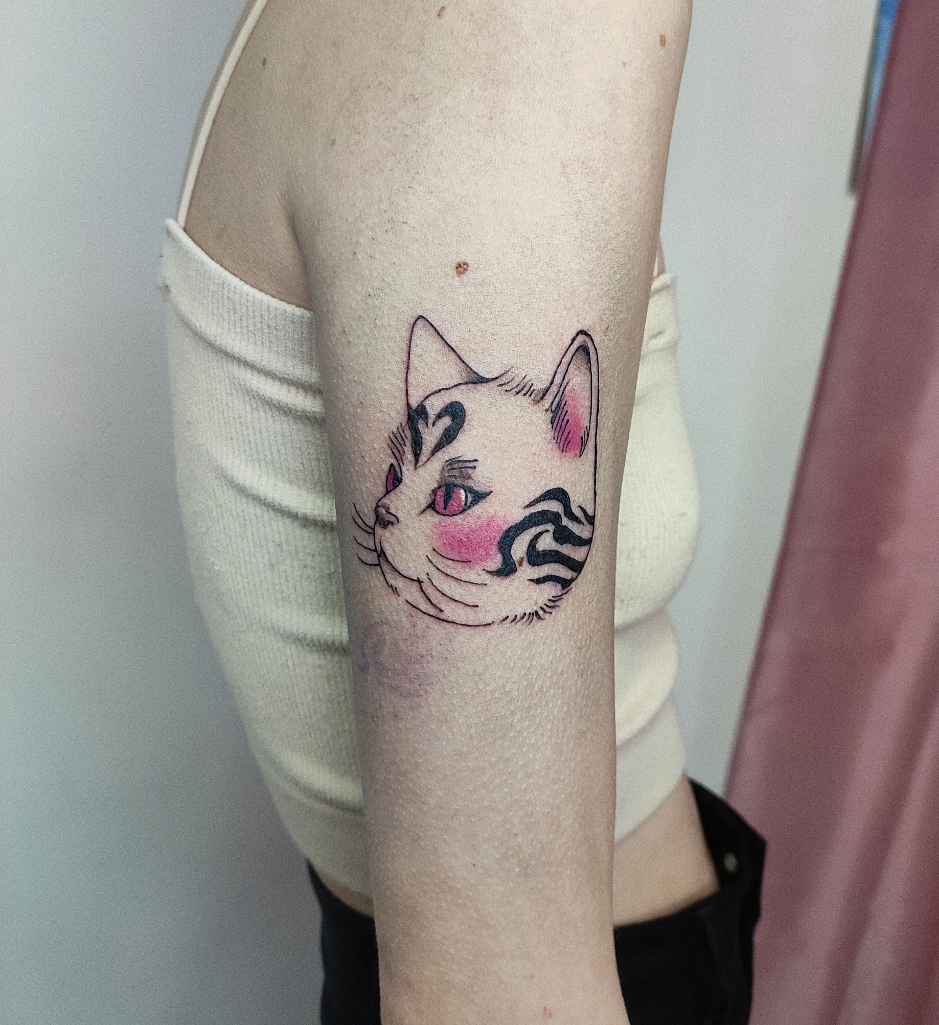 Skin City Tattoos - Cat face tattoo by Marcelo. | Facebook