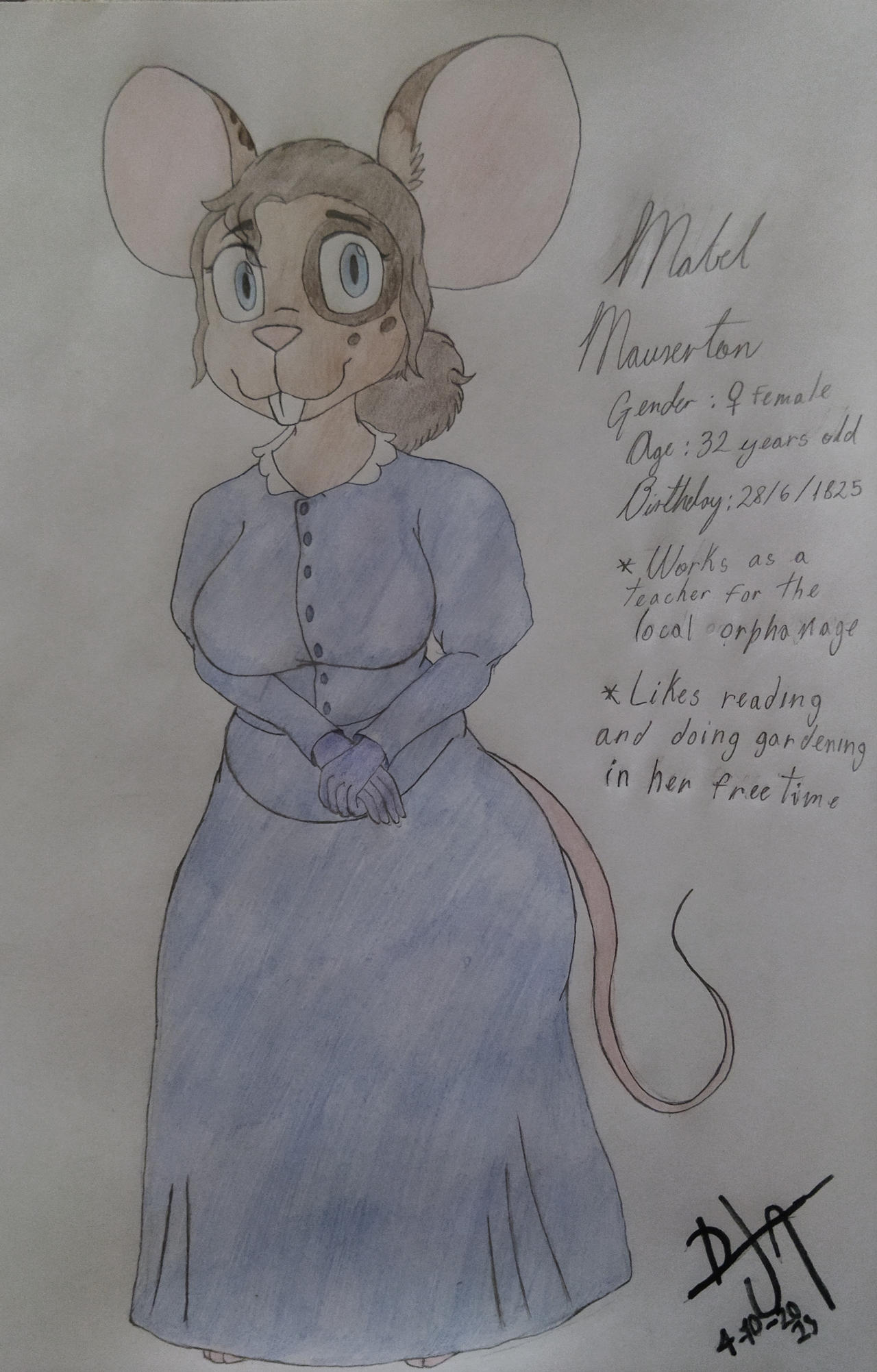 OC: Mabel Mauserton by DaniSkyDelta14 -- Fur Affinity [dot] net