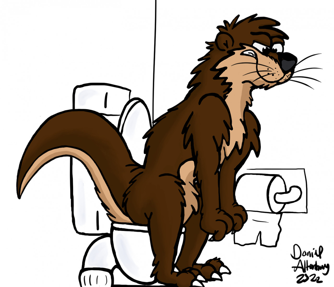 Daniel Tiger Pooping on the Potty by KobyD750 -- Fur Affinity [dot] net