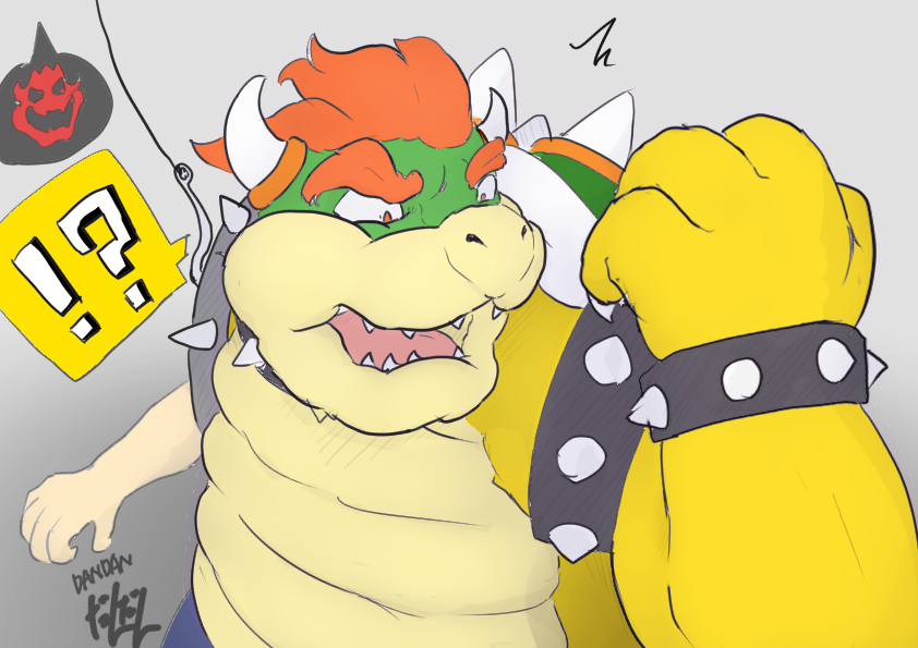Bowser & Bowser Jr. - Patreon Voted Pic by Starrffax -- Fur Affinity [dot]  net
