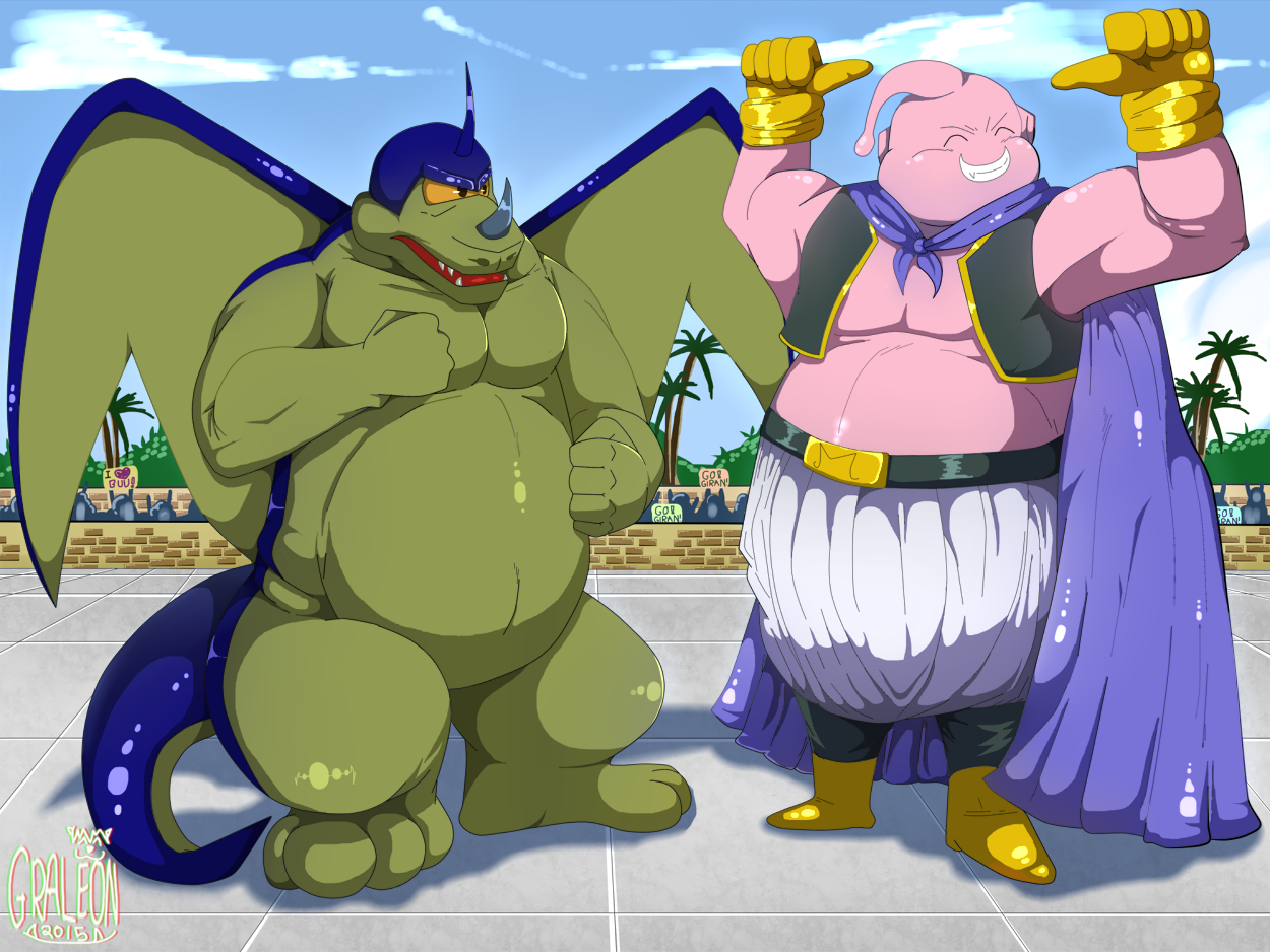 Buu VS Giran! Commissioned by imonaroll by danuelragon34 -- Fur Affinity  [dot] net