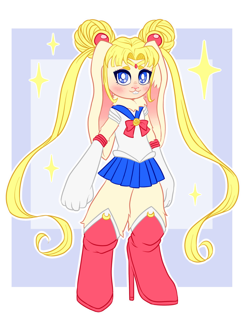 Kemono Usagi Sailor Moon by daphnedolly -- Fur Affinity [dot] net