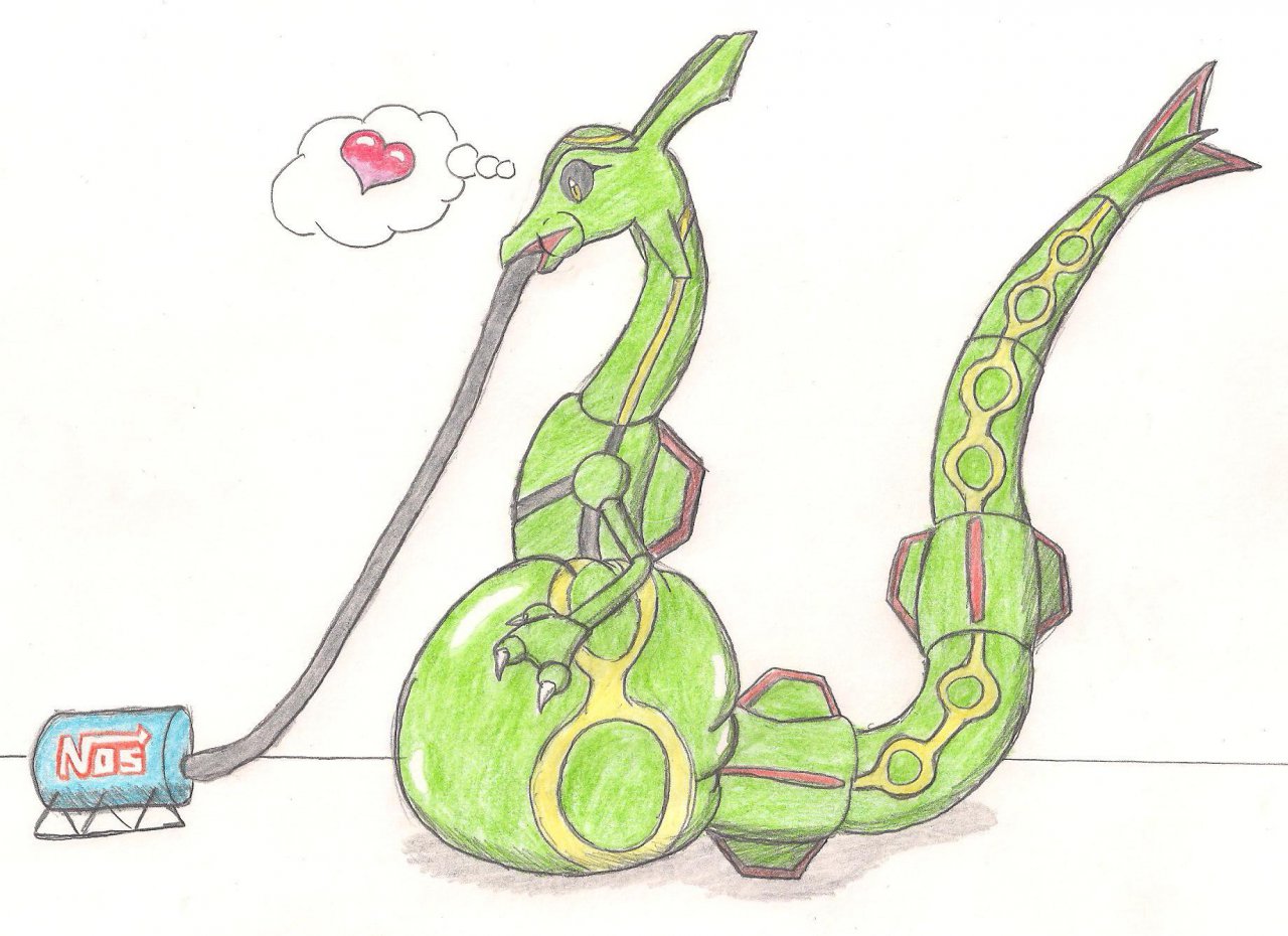 Inflated Female Rayquaza by darcell1291 -- Fur Affinity [dot] net