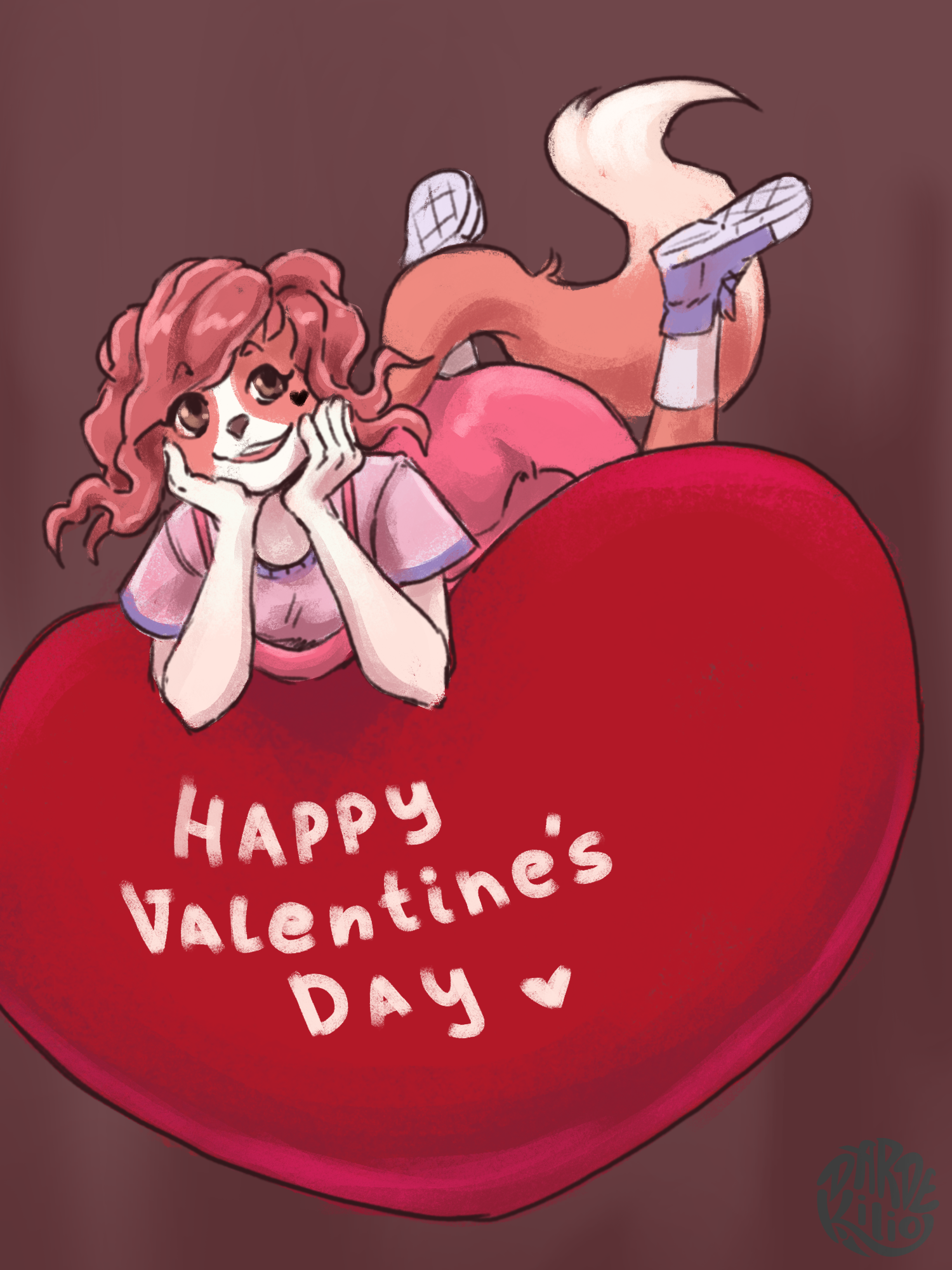 Covfefechan : happy valentines day ❤ fans.lyvtuberfefe * twicopy