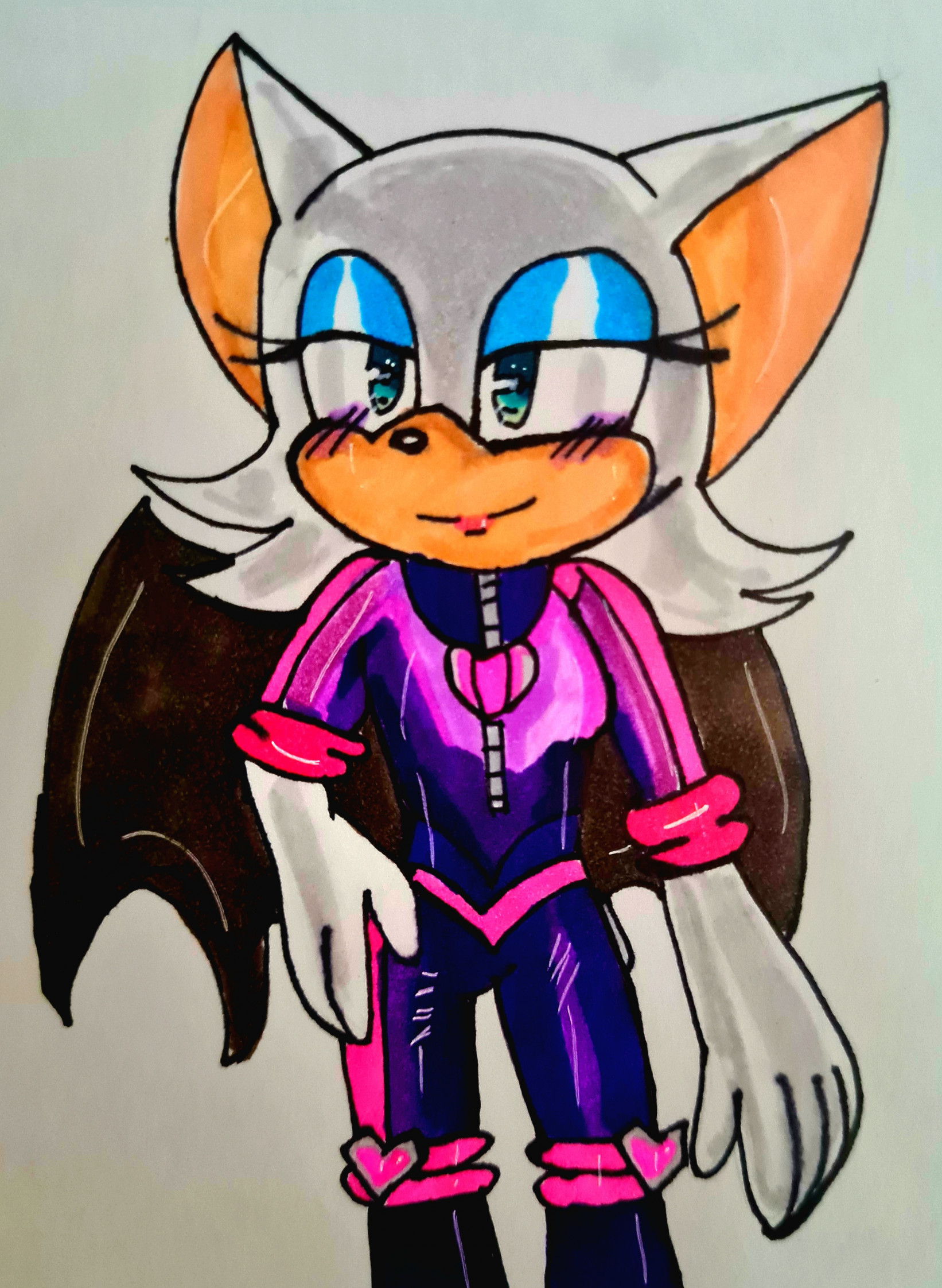 Rouge the Bat (Sonic Prime) by DariaDoodlesA -- Fur Affinity [dot] net