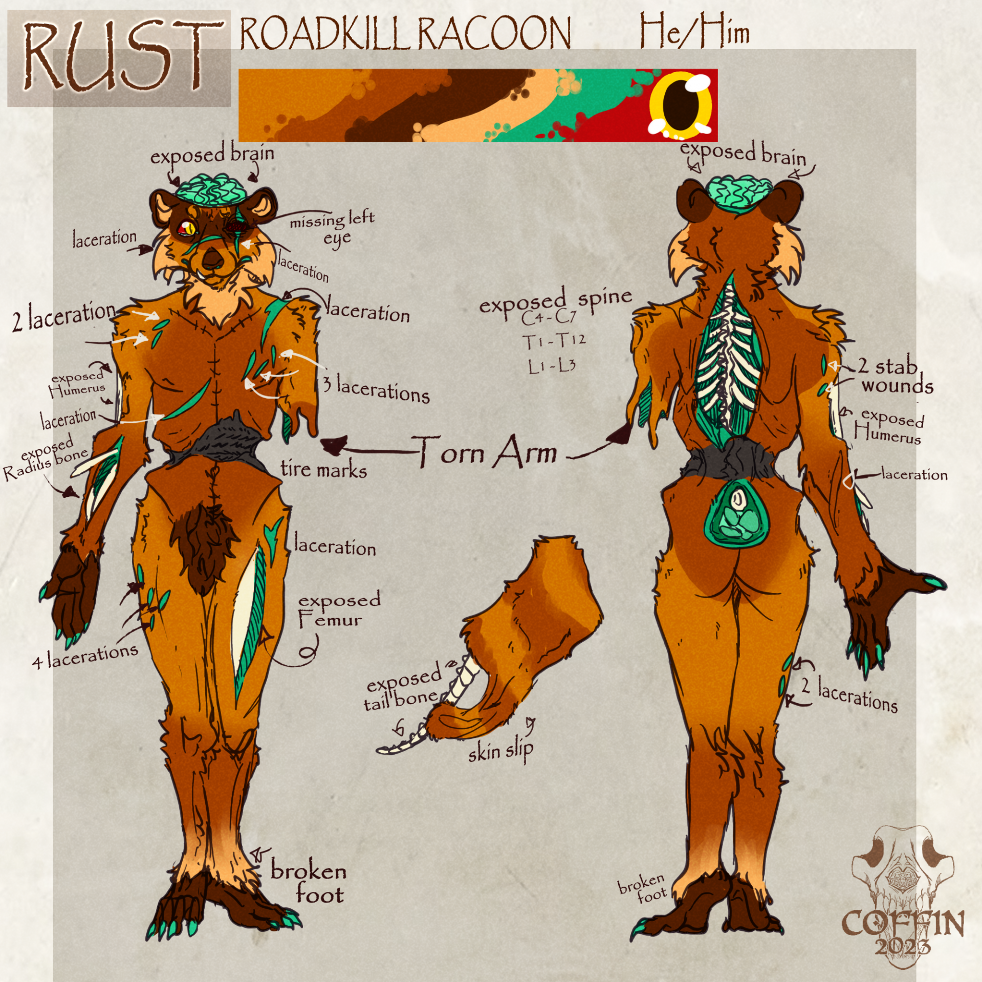 Rat King Reference Sheet by Scaliehazard -- Fur Affinity [dot] net