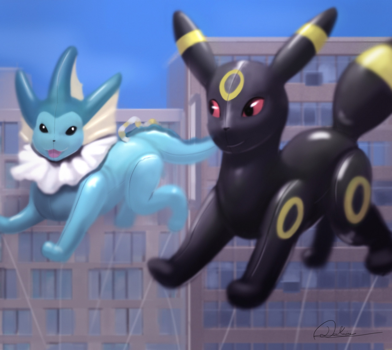 Pokemon Balloon Parade p2 (commission) commissions open by Darkanine121212  -- Fur Affinity [dot] net