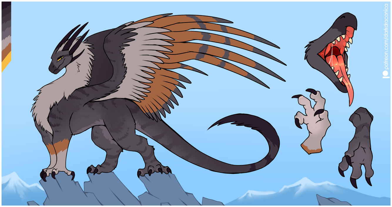 Eagle Dragoness - Adopt Auction [TAKEN]