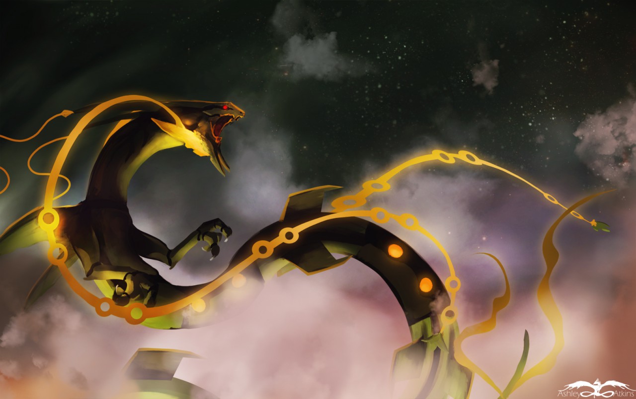 Fanart of Rayquaza 🐉