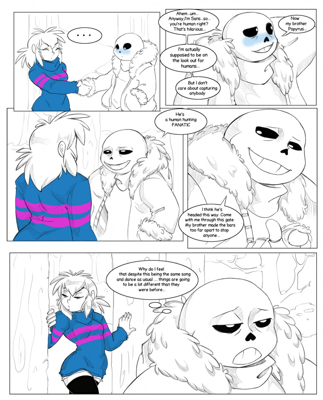 STOP SANS X FRISK! : r/UndertaleAU