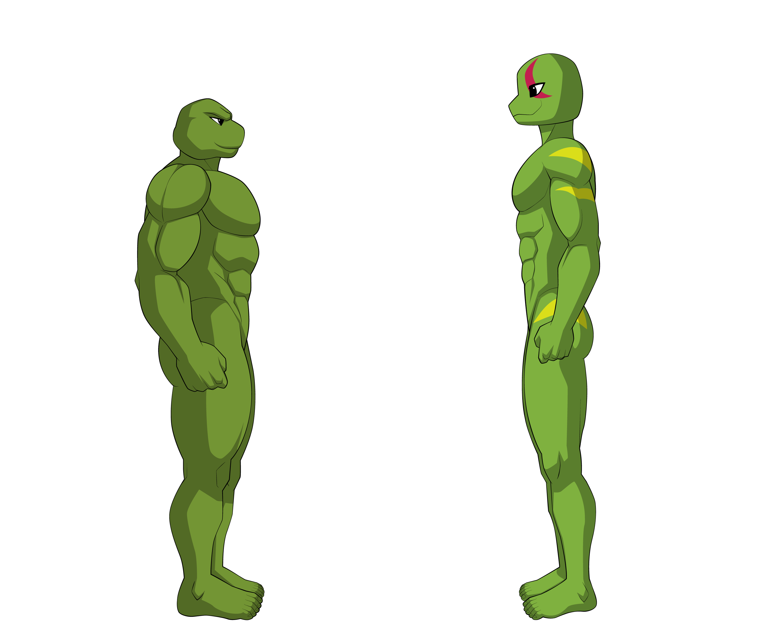 TMNT 2003 vs 2018: Shelless Nudes - Leonardo by darkshiner8 -- Fur Affinity  [dot] net