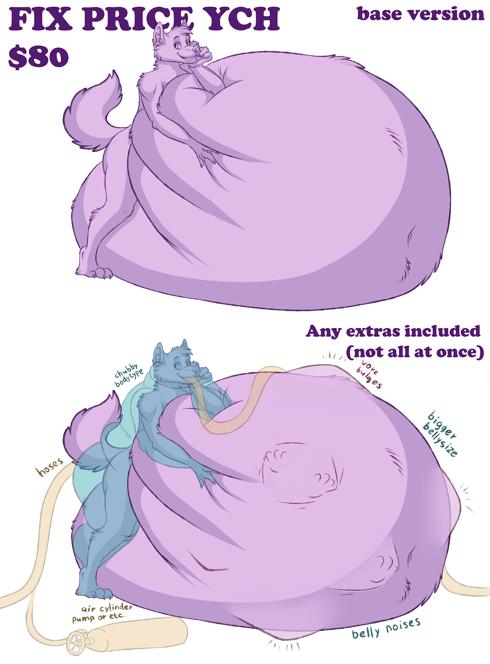 Belly stuffing art