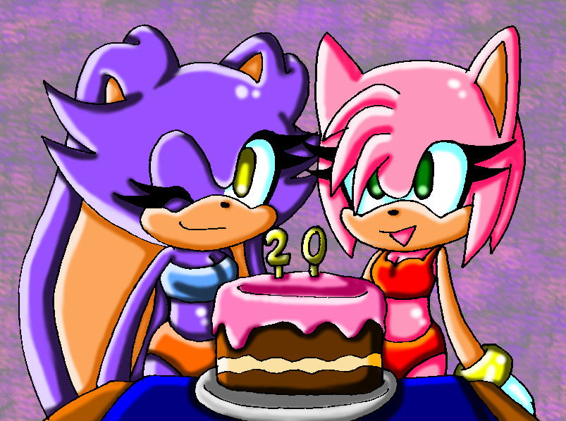 Sexy Laura & Amy With A Cake by Darksonic250 -- Fur Affinity [dot] net