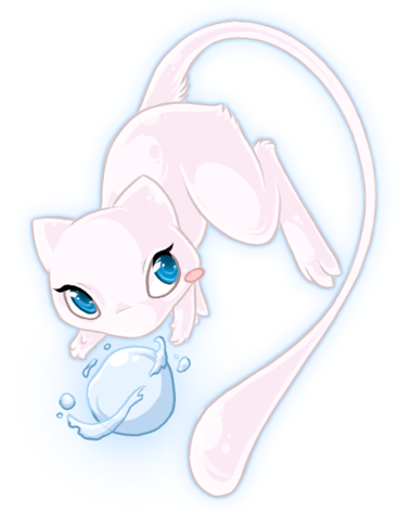 Pokemon - Playful Mew by Darkuangel -- Fur Affinity [dot] net