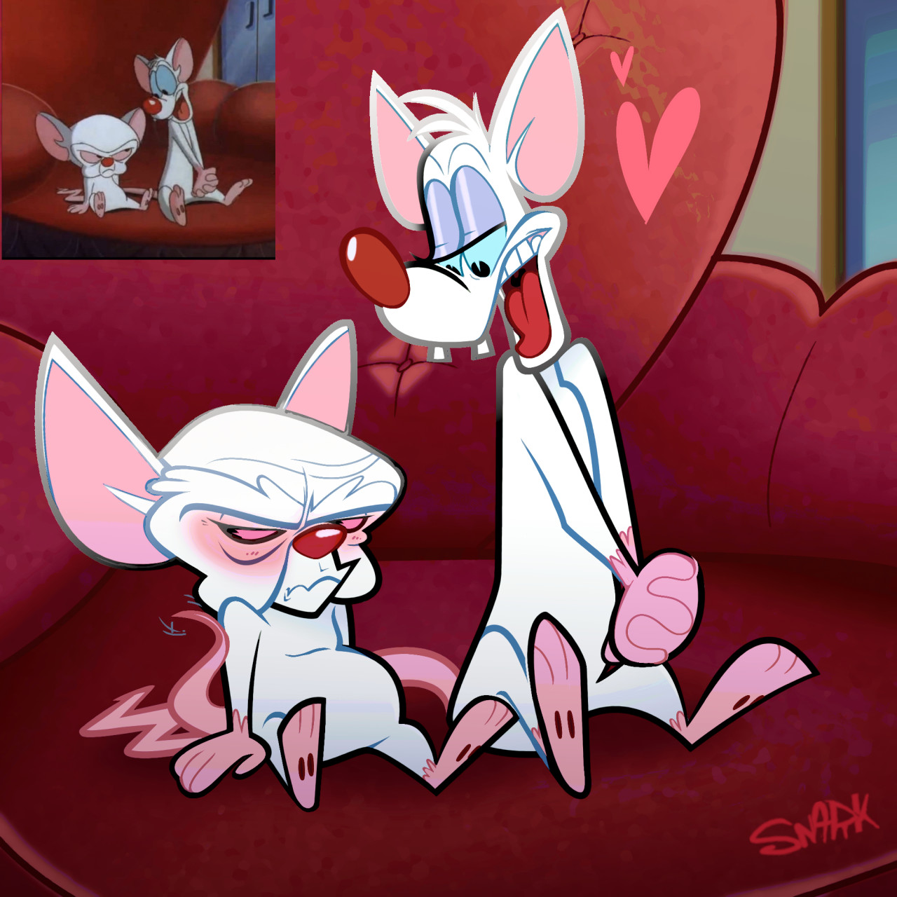 REDRAW| Pinky and the Brain by DarkwingSnark -- Fur Affinity [dot] net