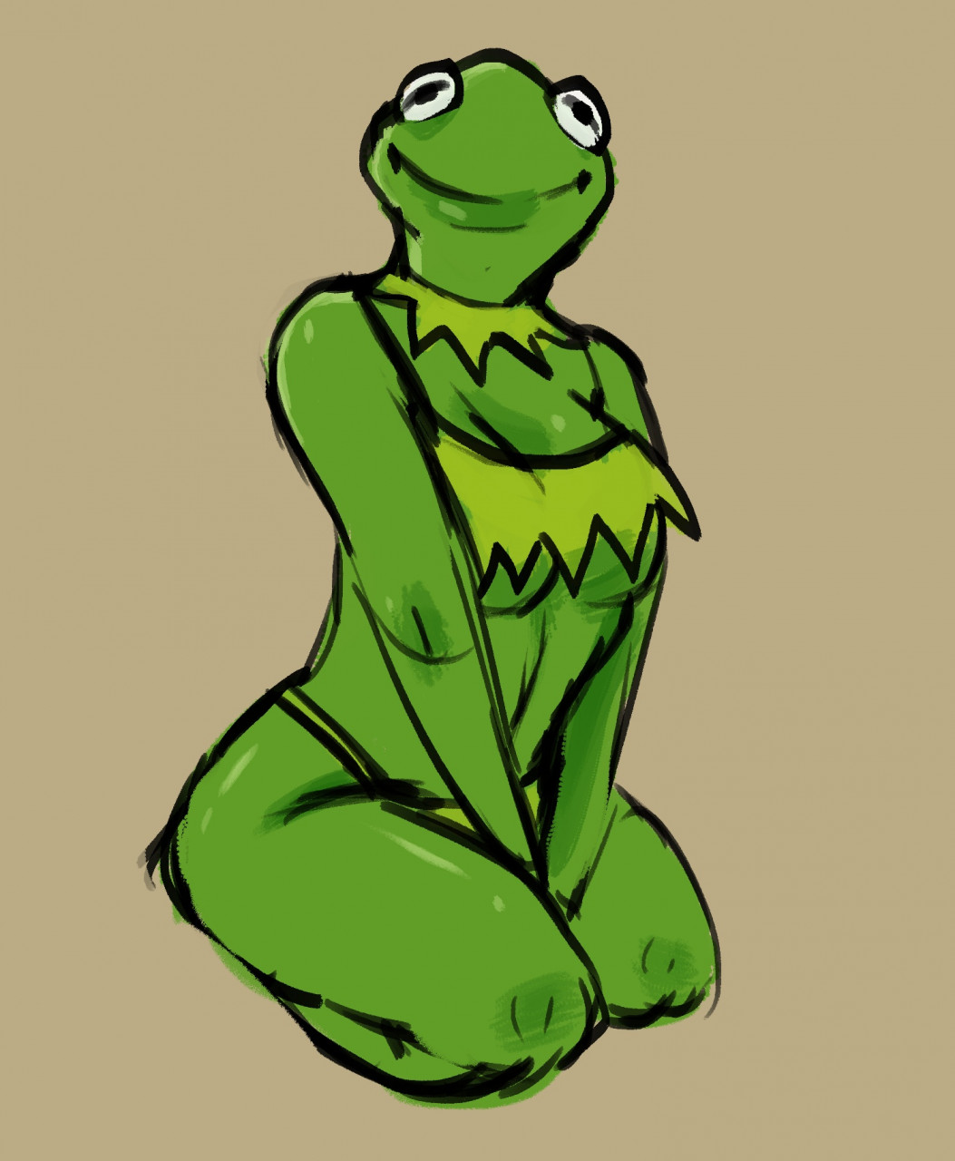 Kermit naked