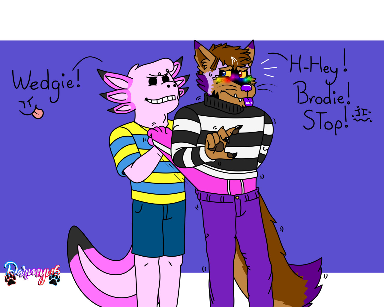 Wedgie by Brodie by Darmyn6 -- Fur Affinity [dot] net