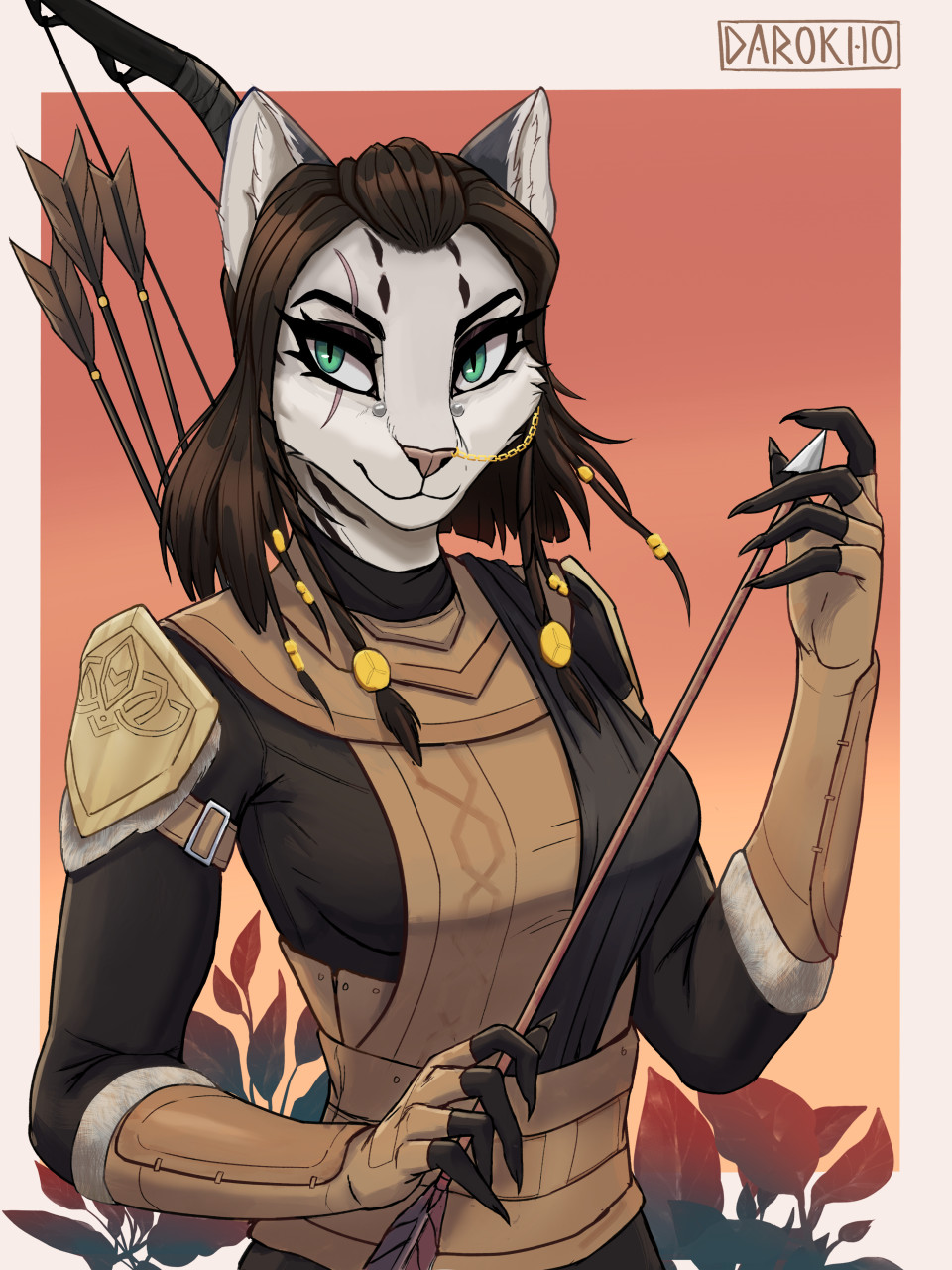 Lovely Khajiit commission! by Darokho -- Fur Affinity [dot] net