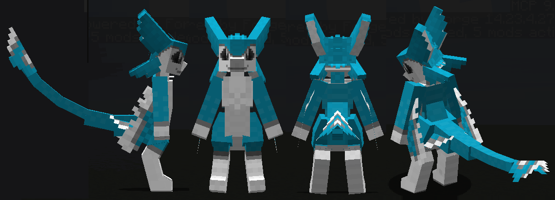 Silivar Minecraft Custom Player Model by bunnyman14 -- Fur Affinity [dot]  net