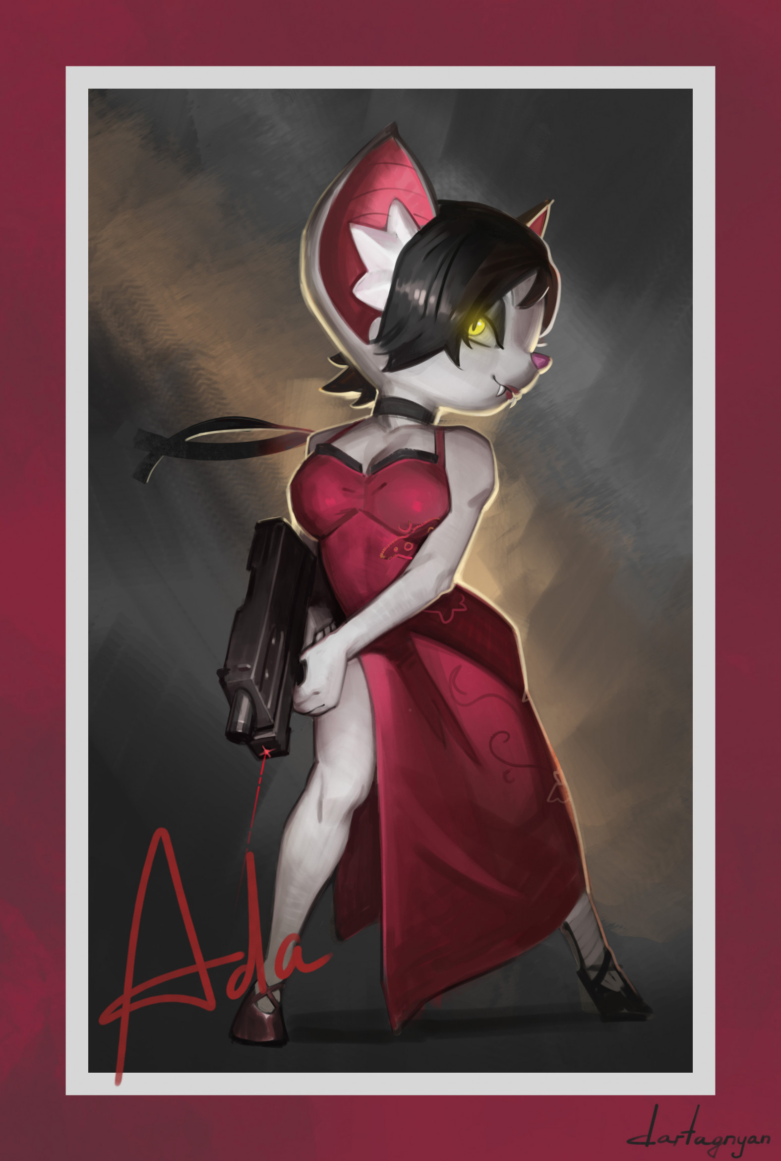 Bat Ada Wong [FanArt] by dArtagnyan -- Fur Affinity [dot] net