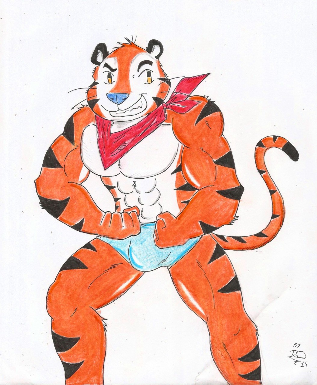 Fanart] Tony the tiger by Dashthefox -- Fur Affinity [dot] net