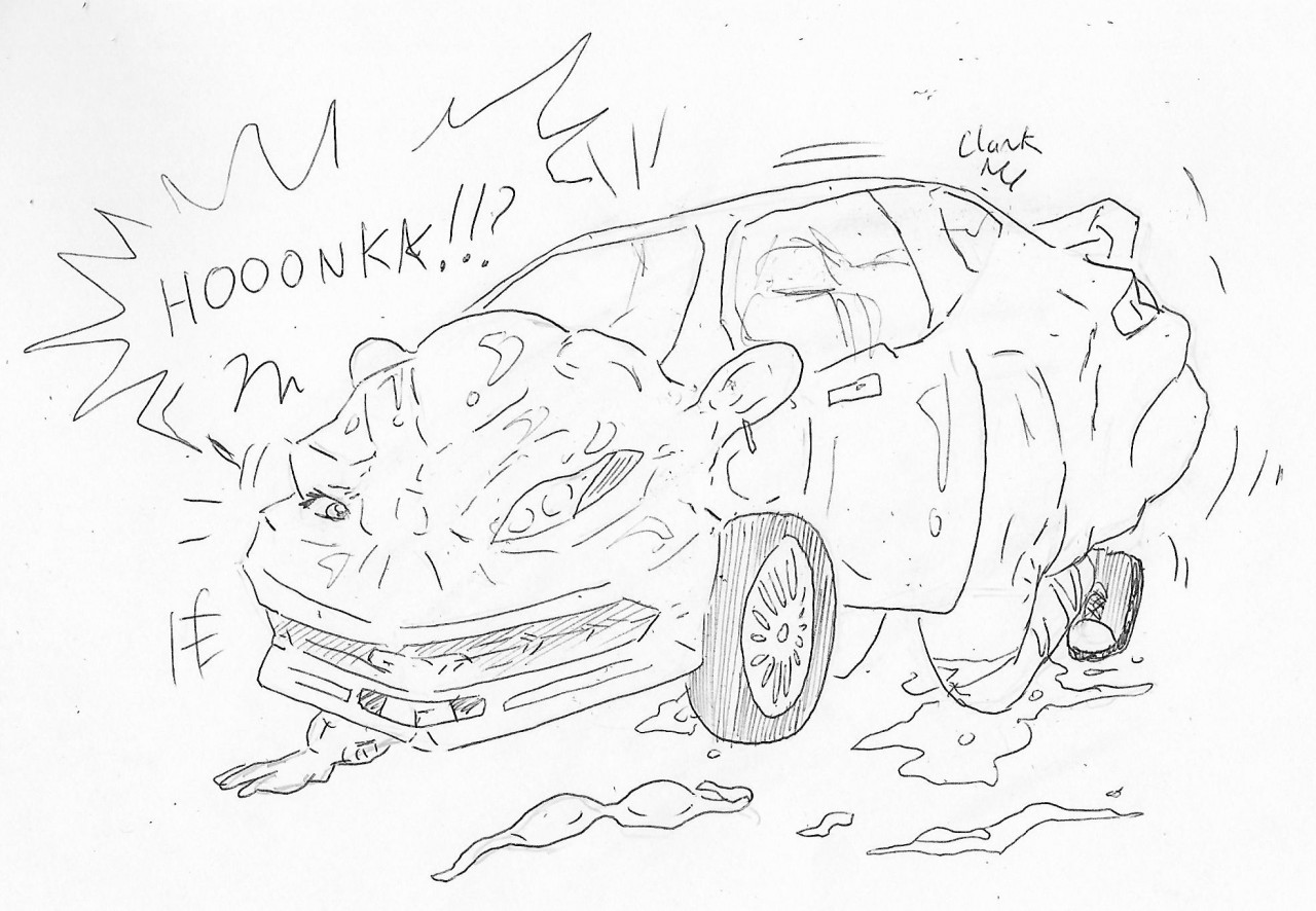 Crashed Cars Picture Coloring Pages - NetArt