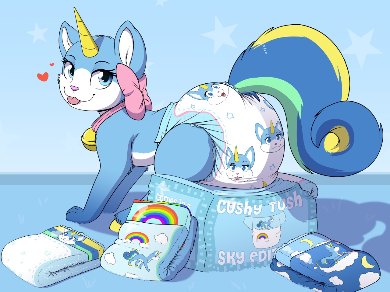 Cushy Tush Brand Diapers Sky Edition By Daxter131 Fur Affinity Dot 