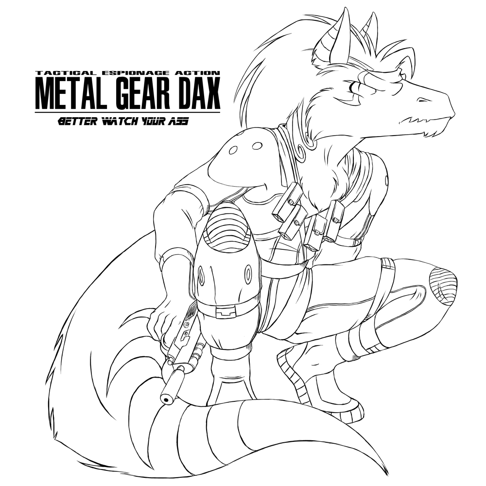 metal gear coloring pages