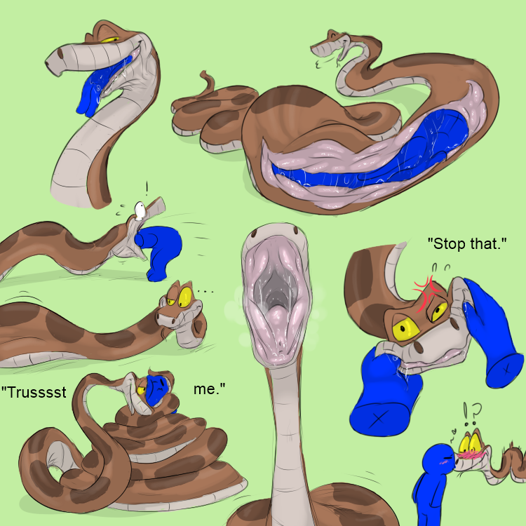 Vore змея. Каа Snake Vore. Vore змея Каа Comic. Змей Kaa Vore. Vore змея гипноз.