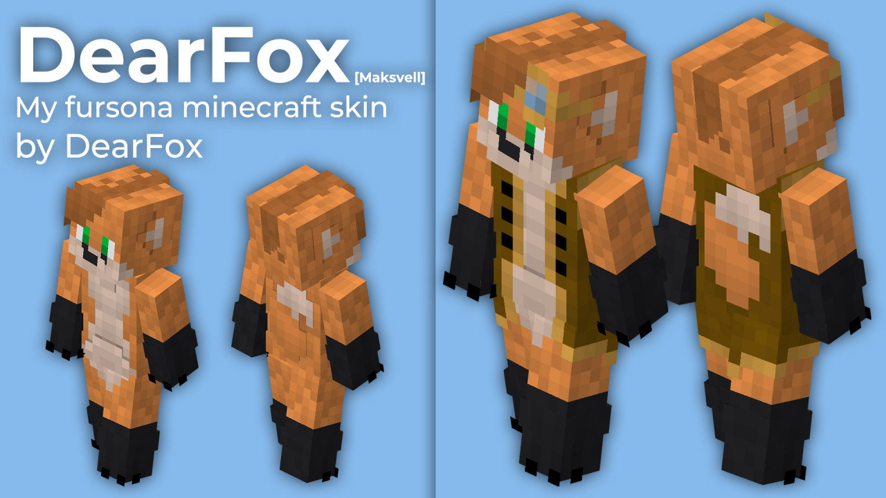 aflivning Windswept moronic DearFox Minecraft Skin by DearFox -- Fur Affinity [dot] net