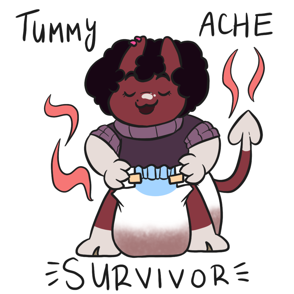 Tummy Ache Survivor - lilbabyimpy by deargengar -- Fur Affinity [dot] net