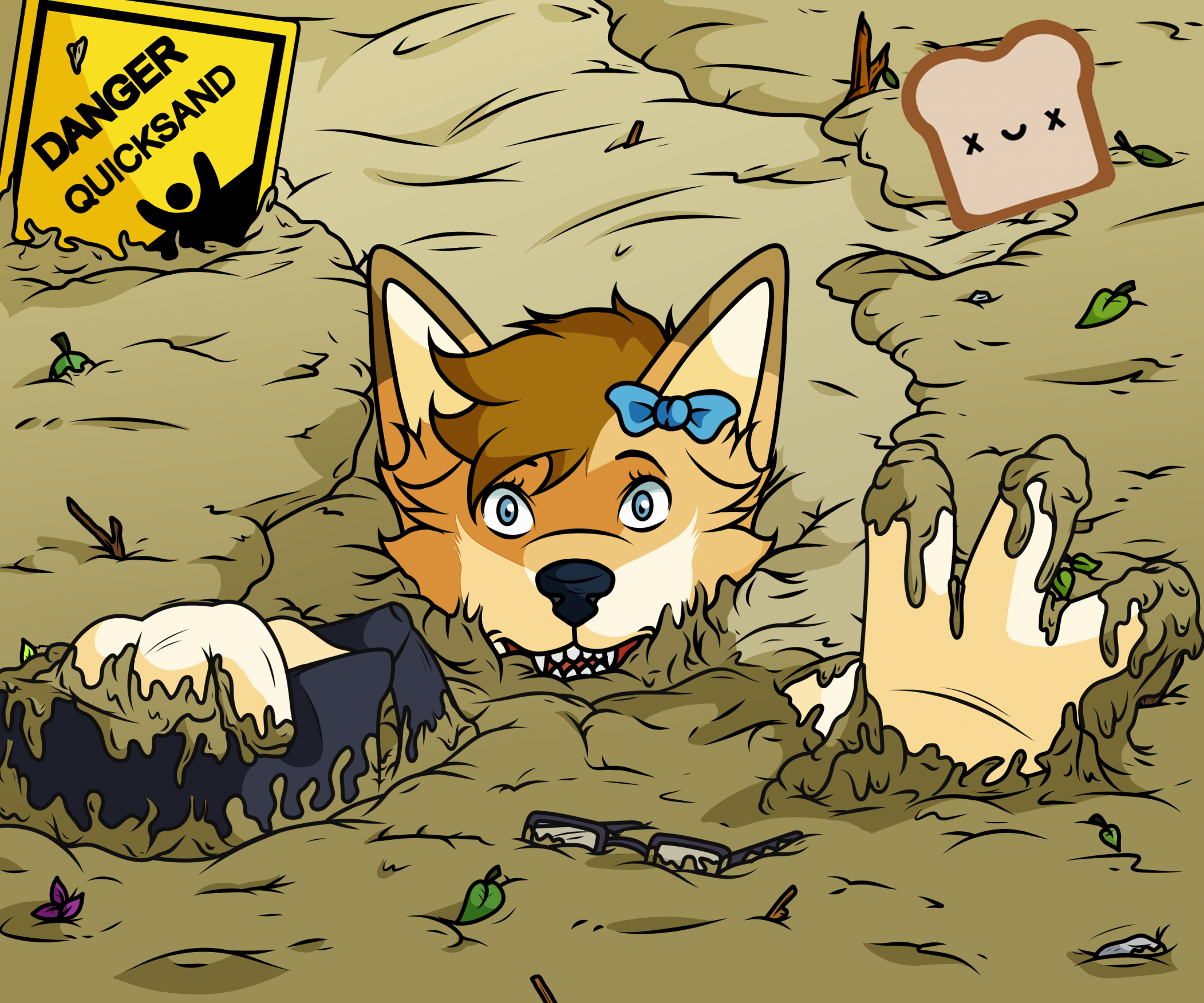 Quicksand YCH for Malta inu on discord by Death-Toaster -- Fur Affinity  [dot] net