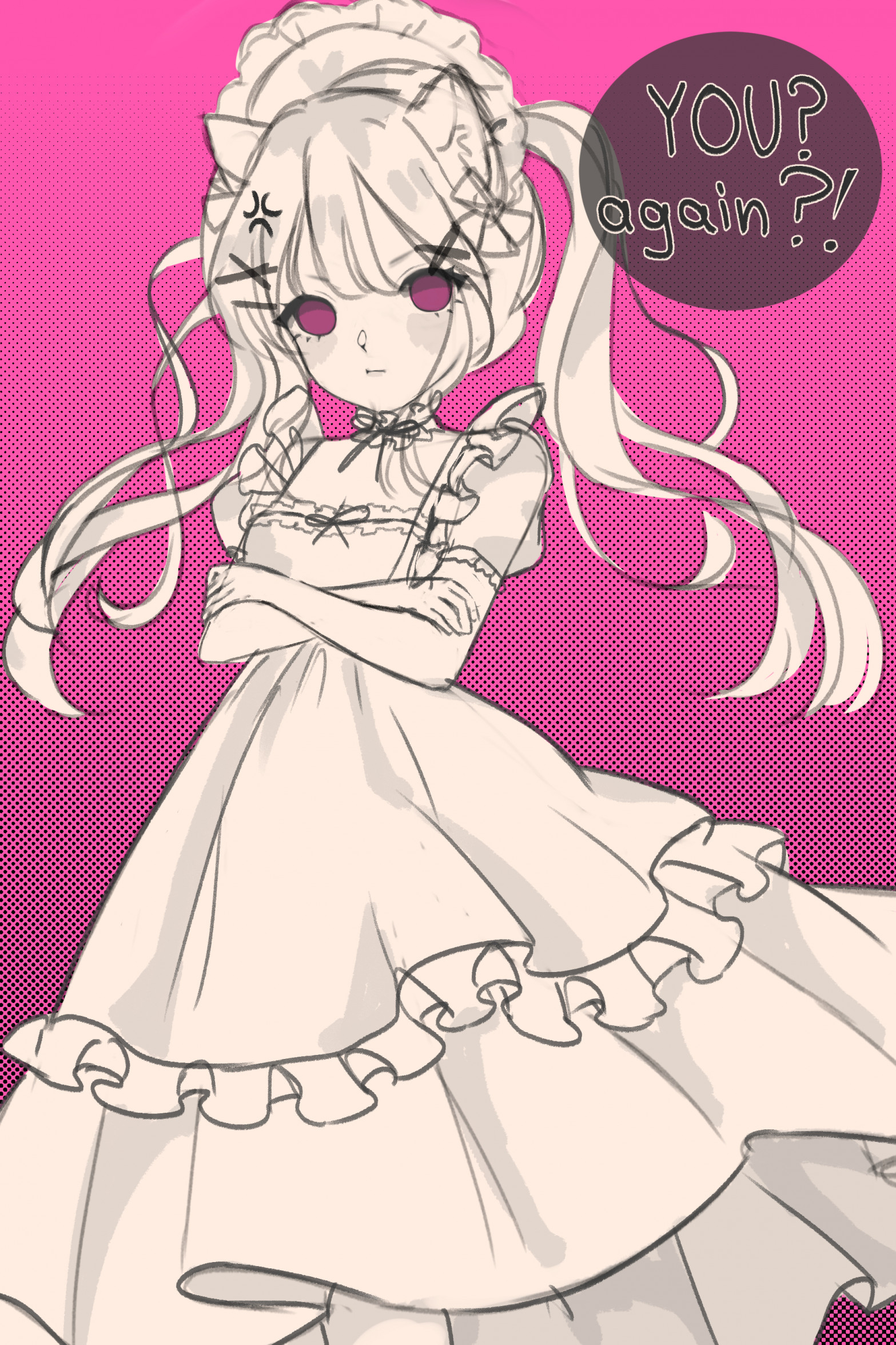 tsundere maid ych by deelvi -- Fur Affinity [dot] net