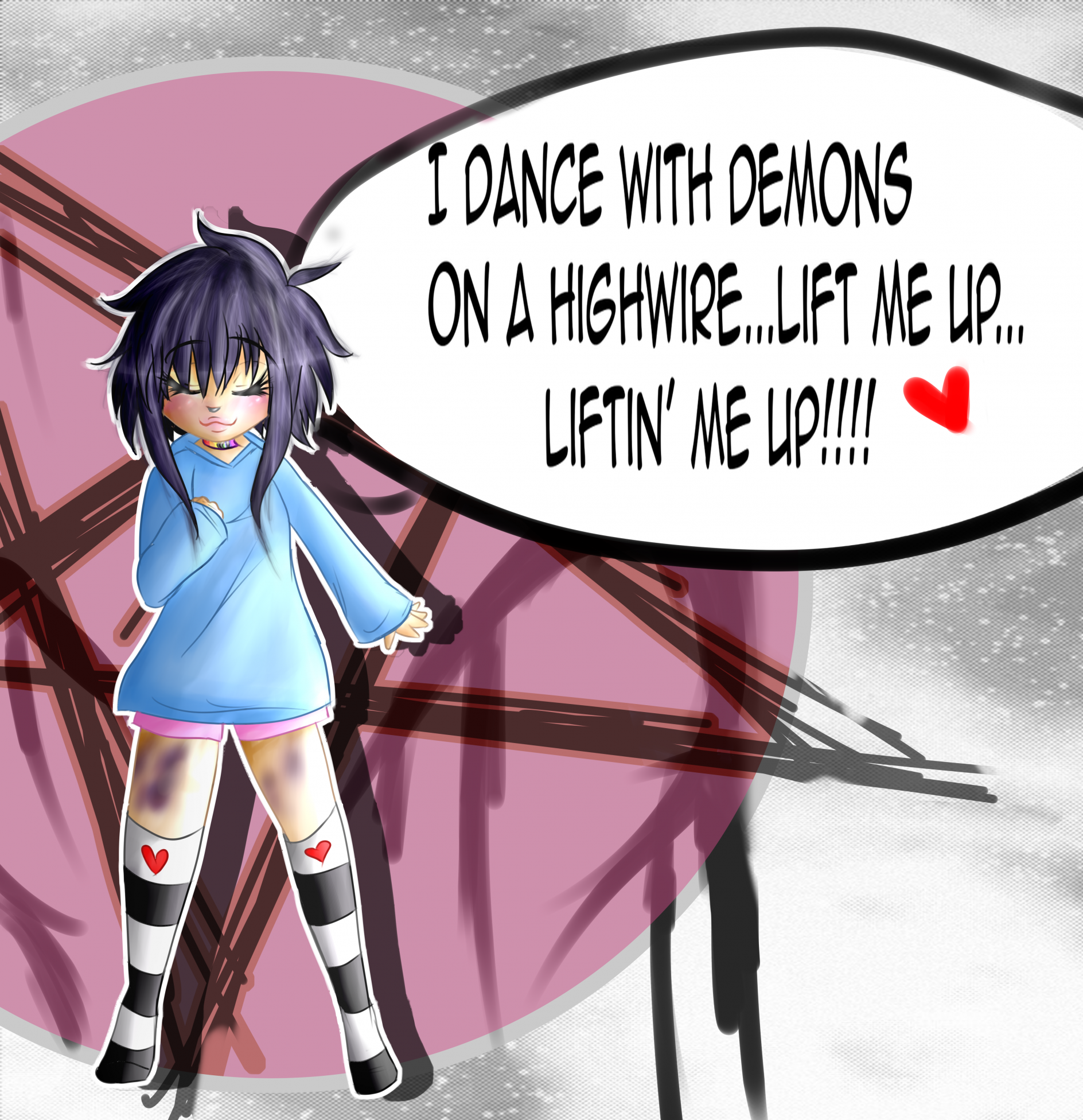 I Dance With Demons On A Highwire.... (OLD) by DegenerateNudibranch -- Fur  Affinity [dot] net