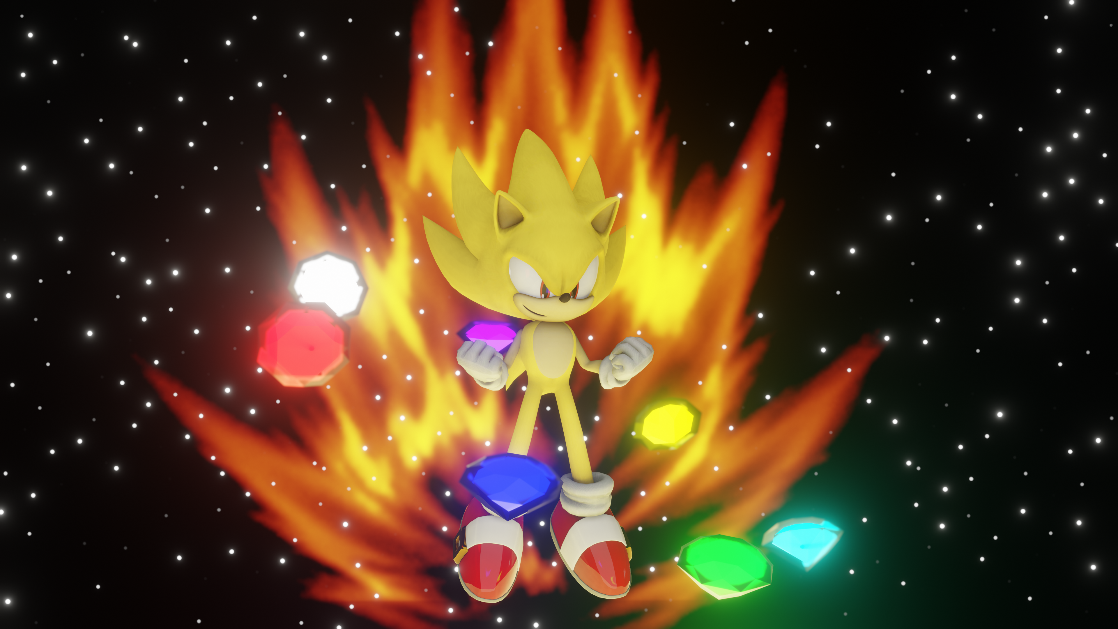 Dark Super Sonic png