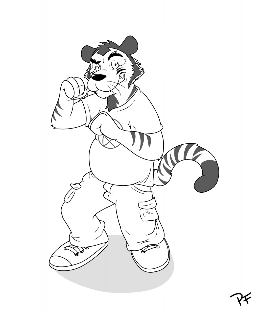 tony the tiger coloring page
