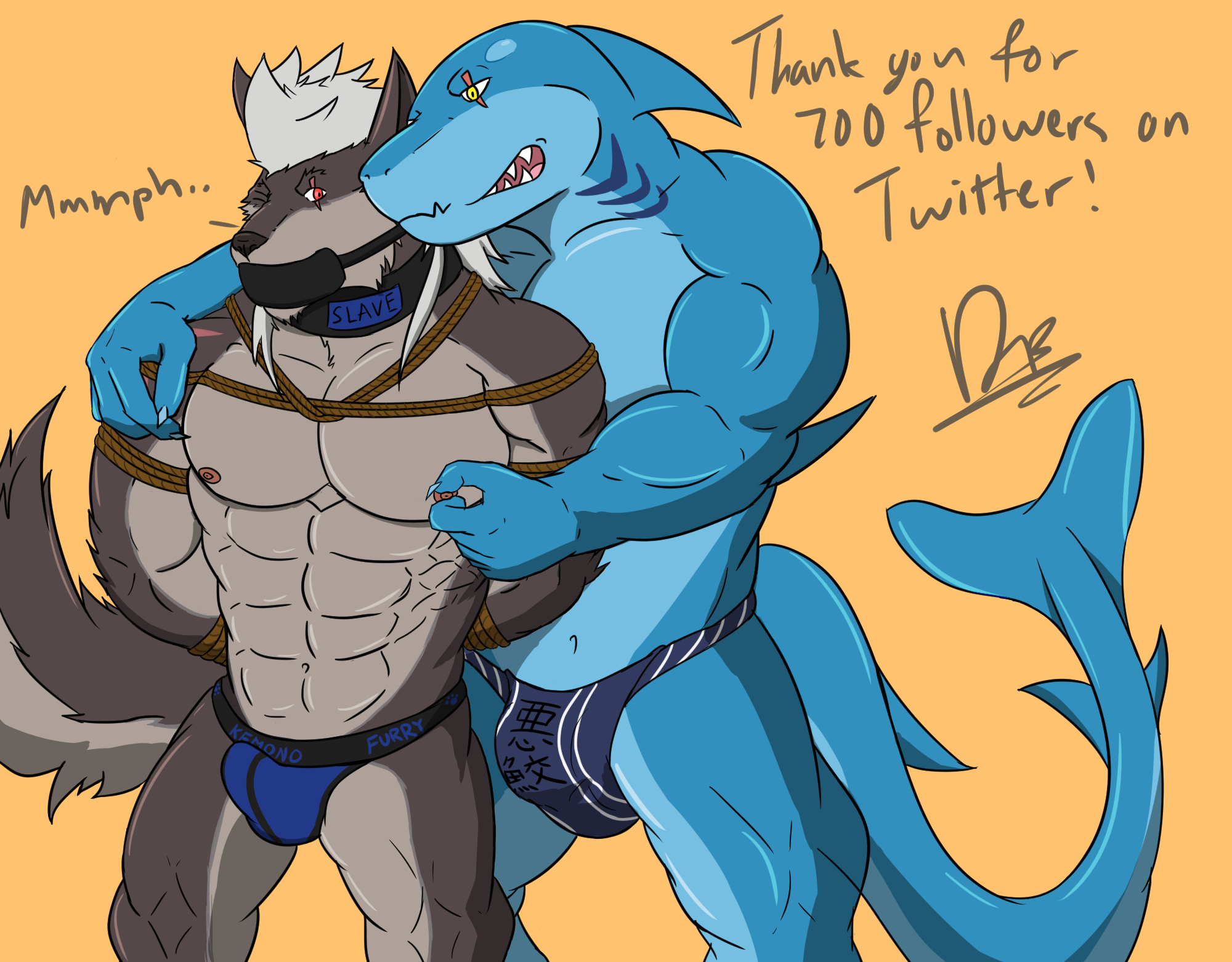 700 followers on Twitter ! by DemonFaz09 -- Fur Affinity [dot] net