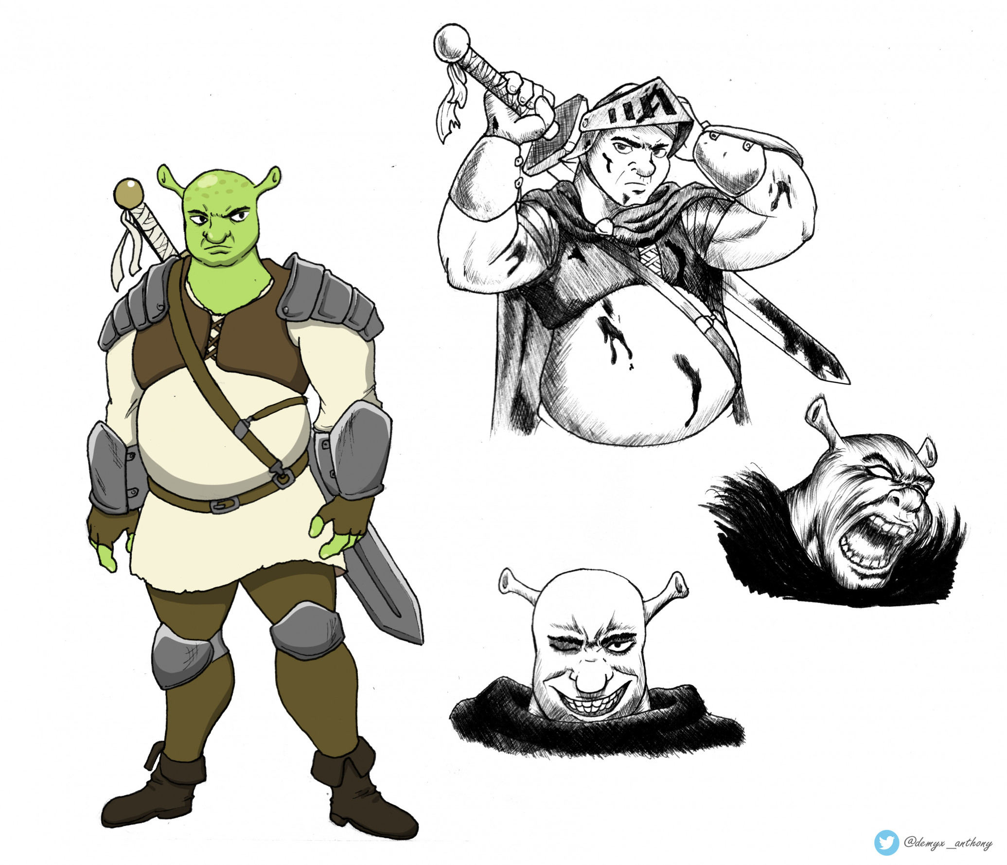Amazon.com: Shrek Q Version Anime Figure