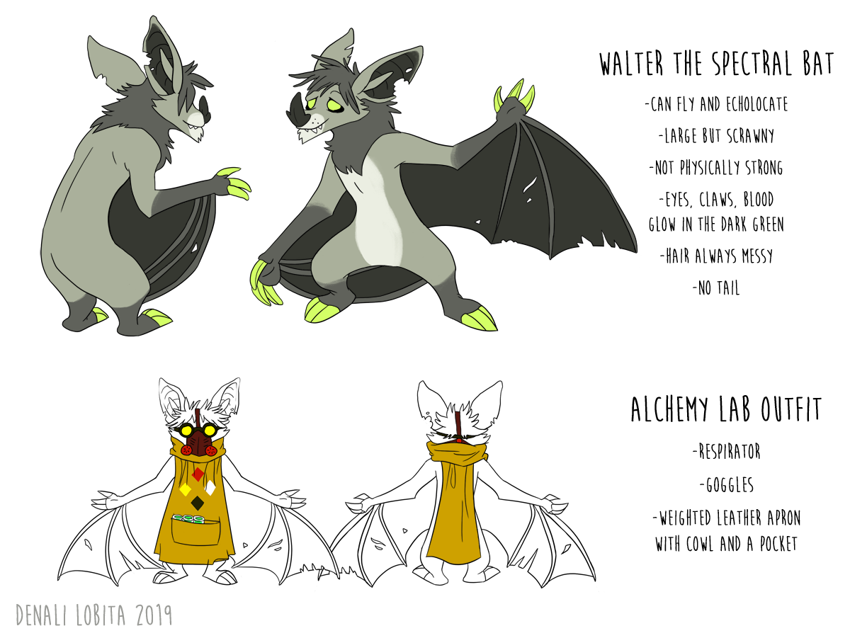 Walter the Spectral Bat by DenaliLobita -- Fur Affinity [dot] net