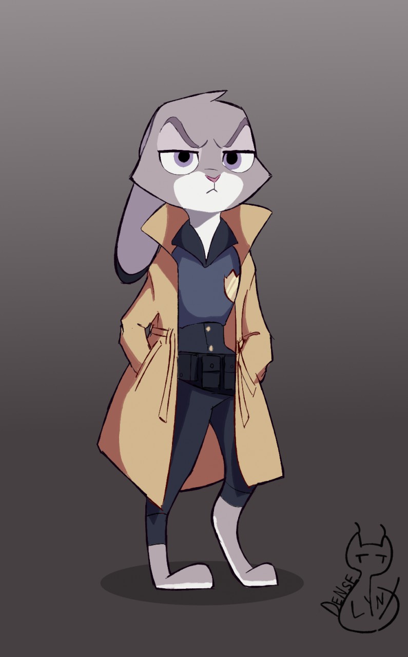 Lieutenant judy hopps by DenseLynx -- Fur Affinity [dot] net