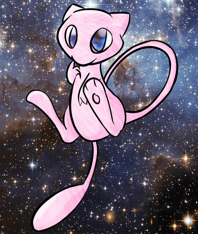 A Wild Mew Appears! (Pokemon Go) by SpaceMechanicAzul -- Fur Affinity [dot]  net