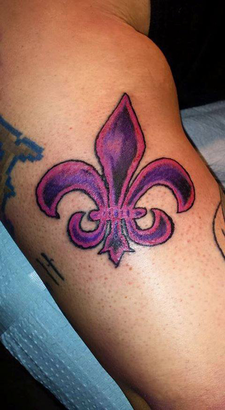 New Orleans Saints Tattoo Fleurdelis Irezumi Ambigram Fleur De Lis  Stencils symmetry symbol sir Saint png  PNGWing