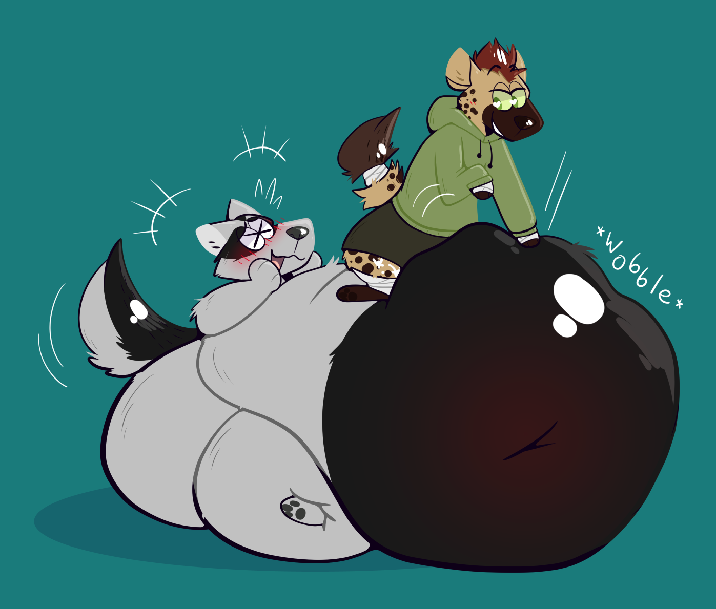 Fat belly wolf