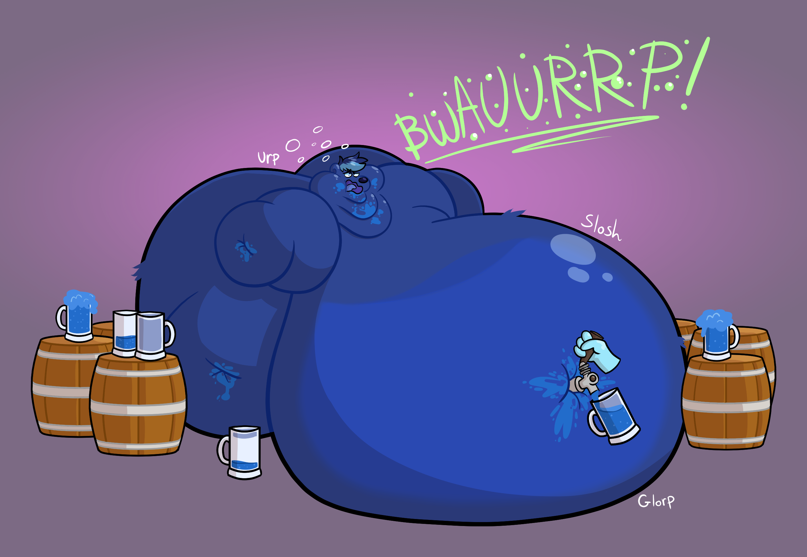 Blueberry Juice Machine by DesiMuffins23 -- Fur Affinity [dot] net