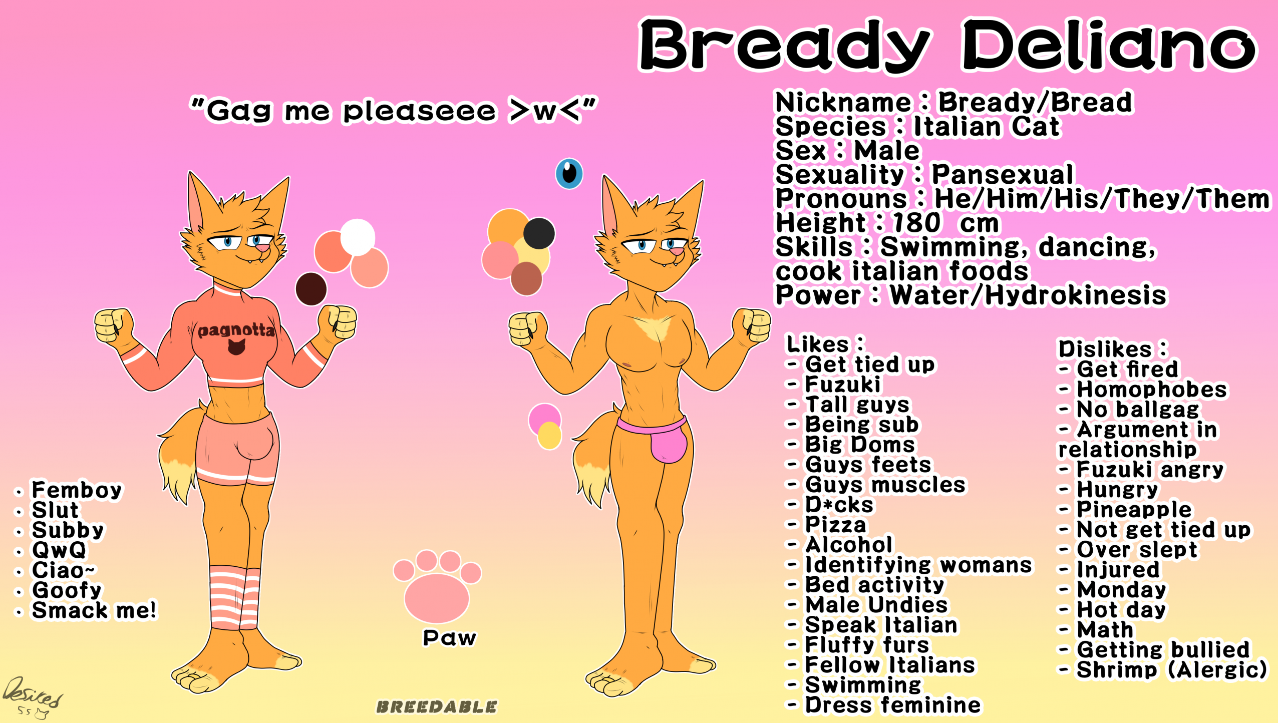 YBP [2/14] : Bready Deliano by Desiredfor55 -- Fur Affinity [dot] net