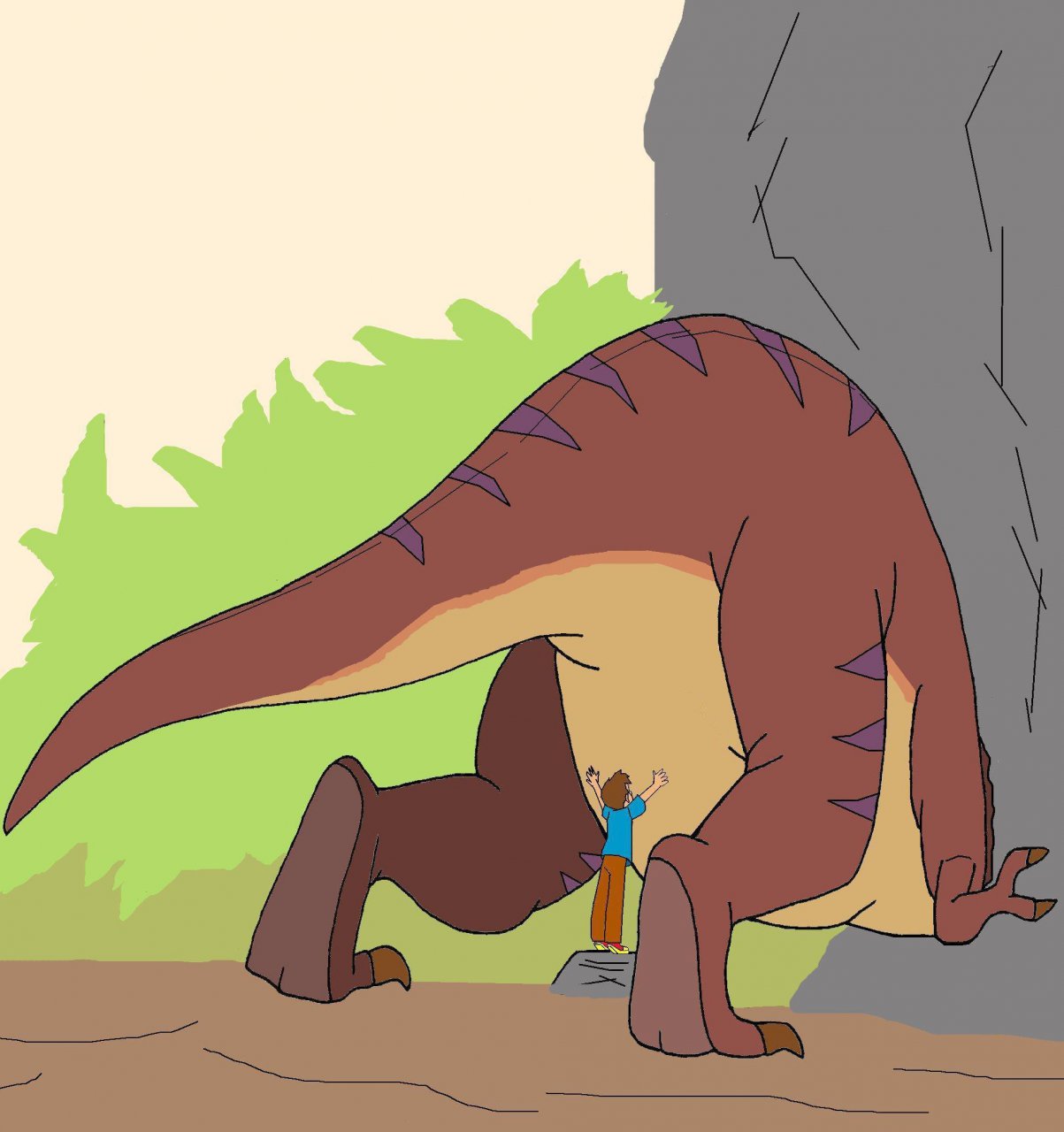динозавр трахает человека фото 79