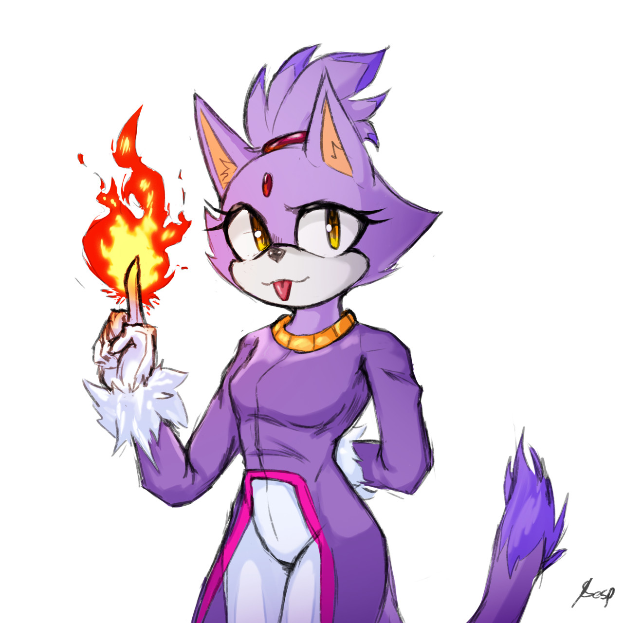 Blaze the cat by Desp360 -- Fur Affinity [dot] net