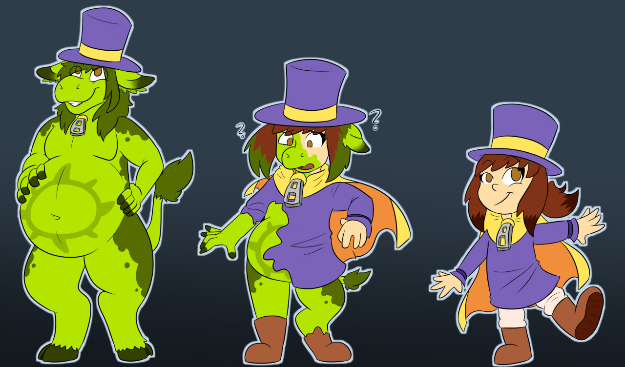 A Hat in Time: Hat Kid by atokota -- Fur Affinity [dot] net