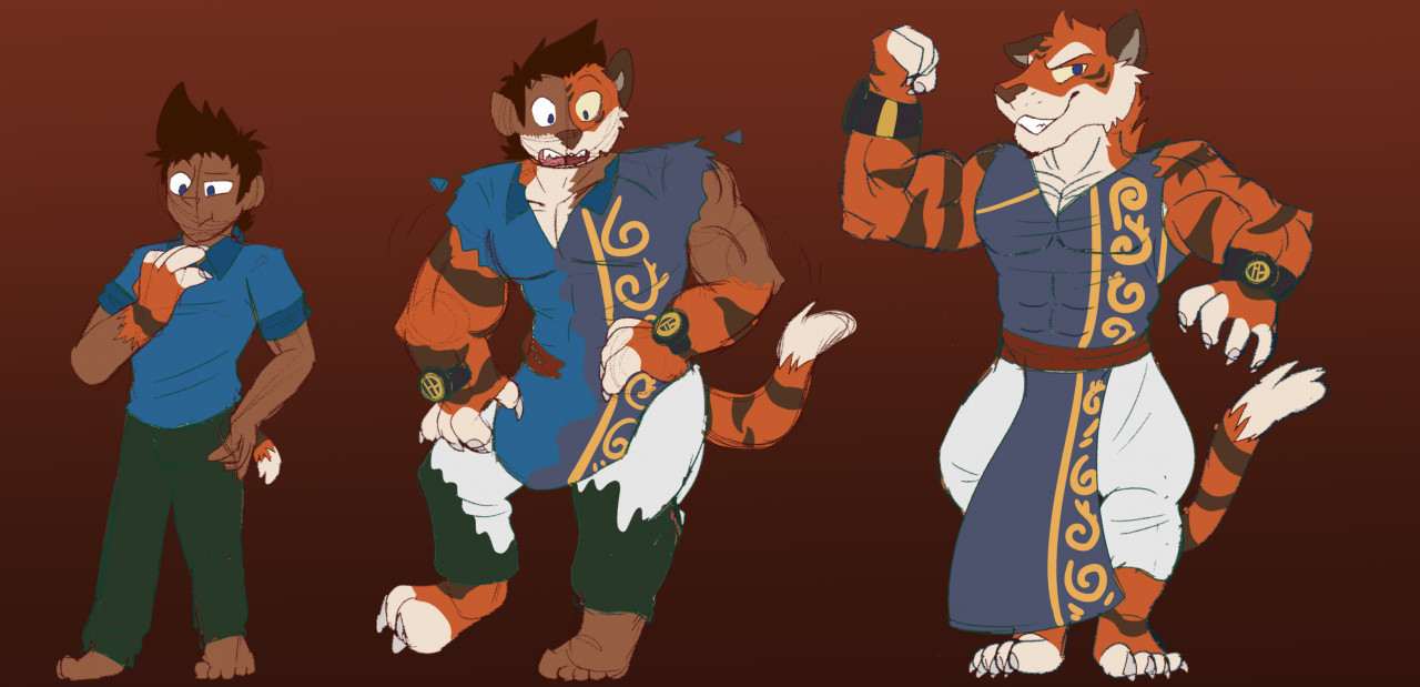 Long the Tiger TF SFW by DetectiveCoon -- Fur Affinity [dot] net